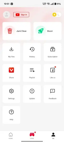 Screenshot of VidMate Old Version Video Download